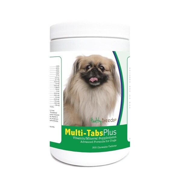 Healthy Breeds Pekingese Multi-Tabs Plus Chewable Tablets, 365PK 840235121910 - main